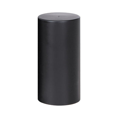 (60/CBOX) 33MM X 4 1/4" BLACK TALL CYLINDER NUT COVER - THREAD-ON (60/PACK)