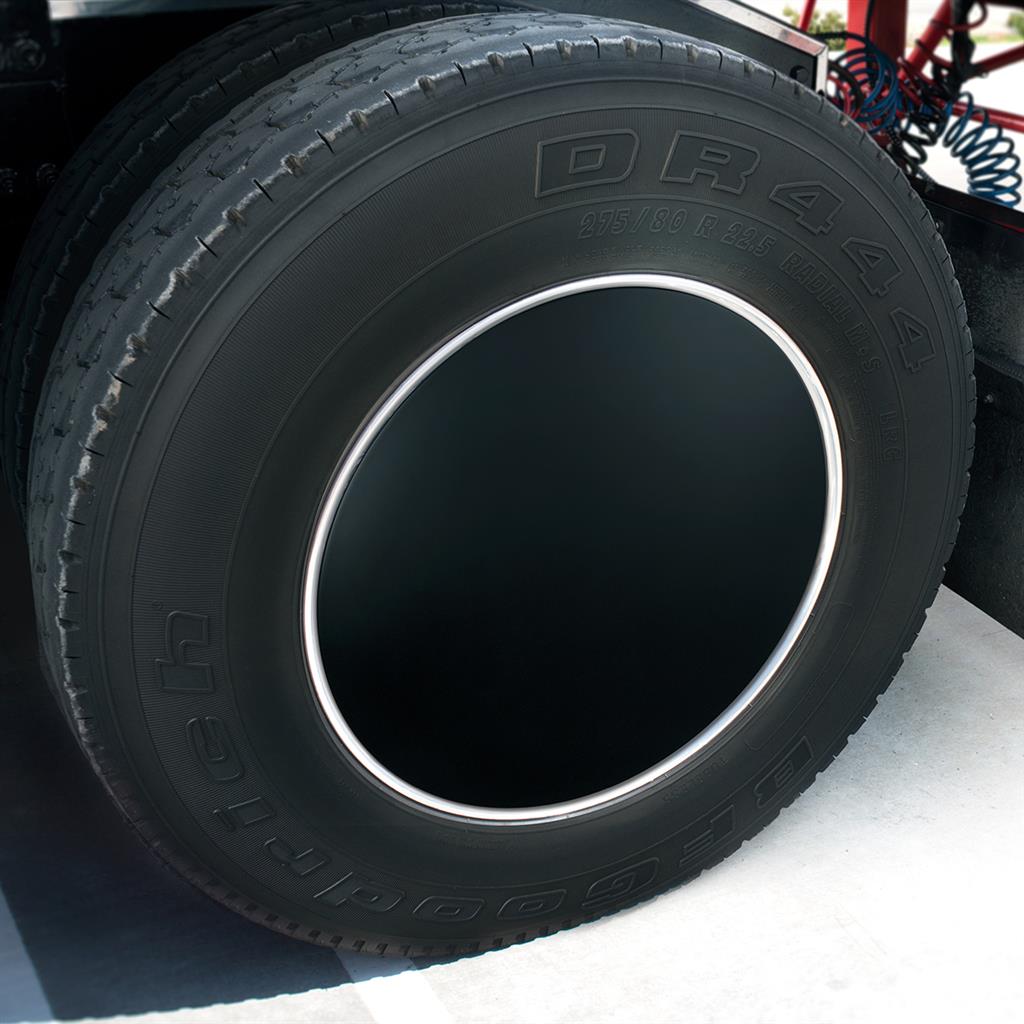 Aero Full-Moon Rear Axle Cover Kit Blackout Peterbilt Freightliner Fits Kenworth