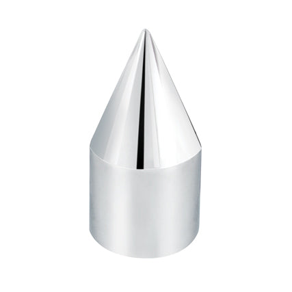 (60/CBOX) 33MM X 3 1/8" CHROME PLASTIC SPIKE NUT COVER - PUSH-ON (60/PACK)