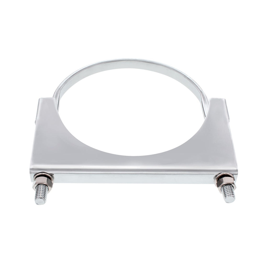 5” Polished Stainless-Steel U-Bolt Exhaust Clamp