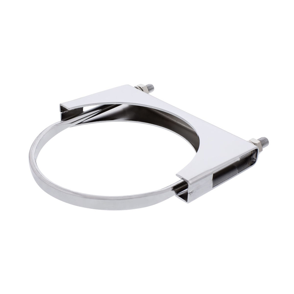 6” Polished Stainless-Steel U-Bolt Exhaust Clamp