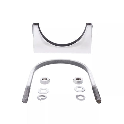 5” Polished Stainless-Steel U-Bolt Exhaust Clamp