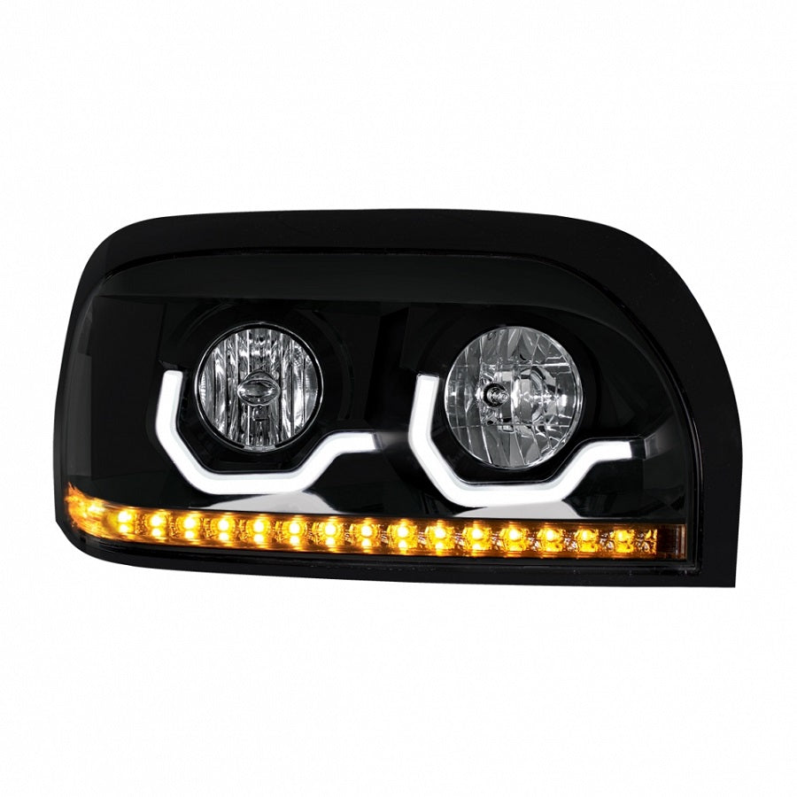 "Blackout" Freightliner Century Projection Headlights Driver and Passenger