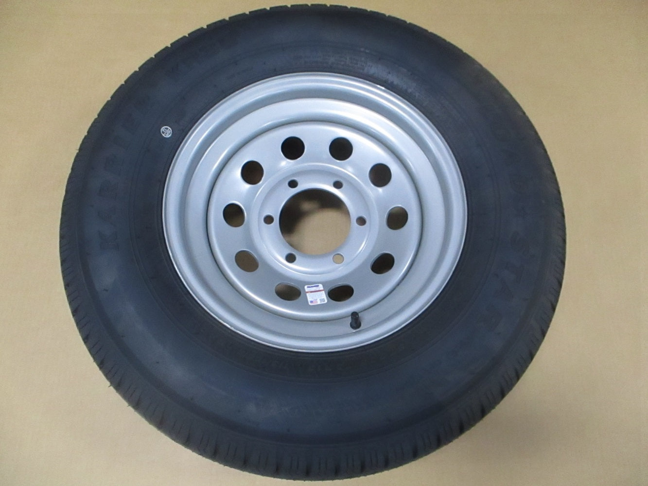 Trailer Camper 15" Silver 15x6x5.5 Dexstar Silver Wheel Rim  ST225/75R15 Radial Tire