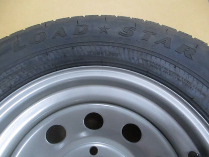 Trailer Camper 15" Silver 15x6x5.5 Dexstar Silver Wheel Rim  ST225/75R15 Radial Tire