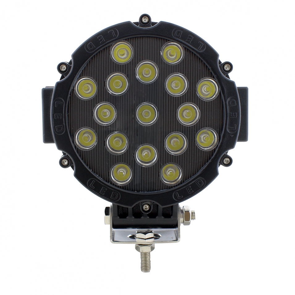 7" Round 17 LED High Power 3100 Lumen Spot/Off Road Light 10V-30V DC