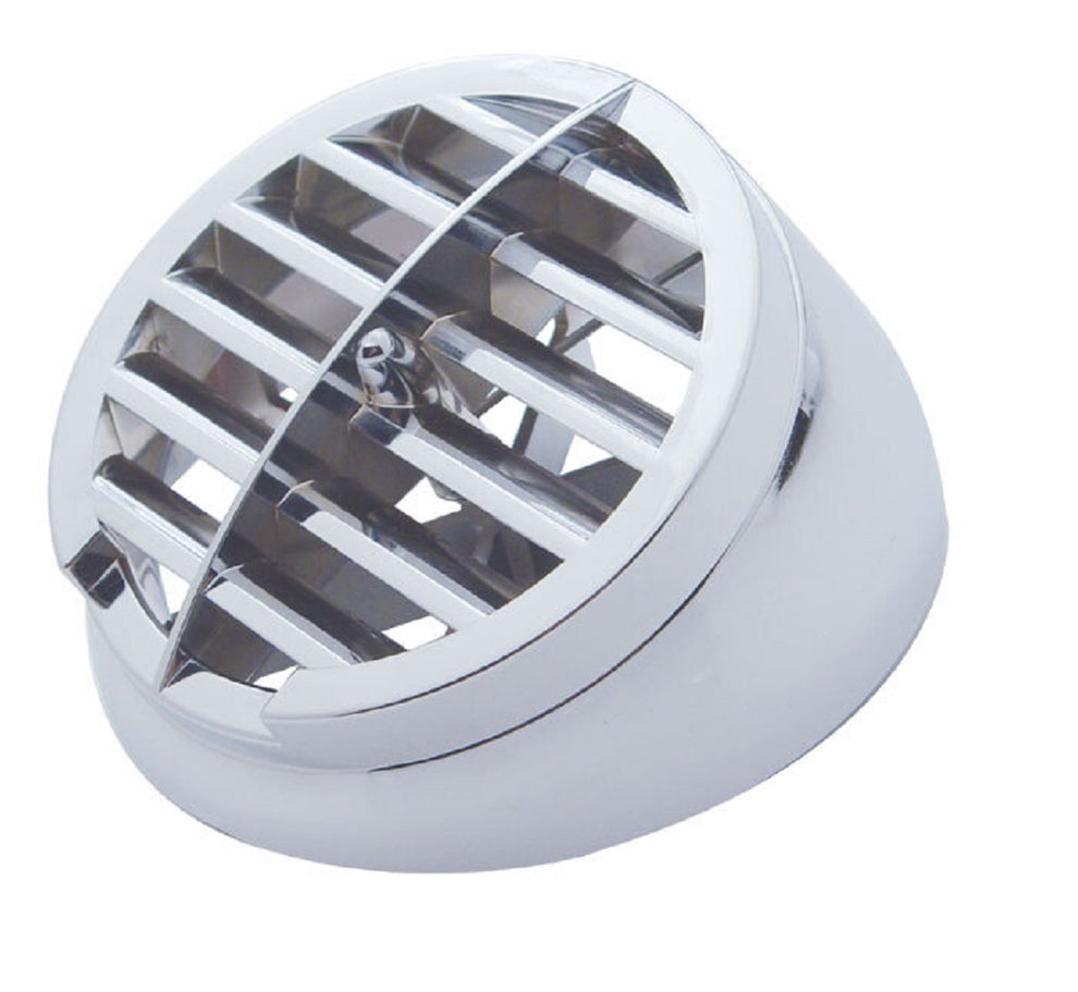 Defroster A/C Vent Round Chrome Plastic 359 Peterbilt Fits Kenworth A ...