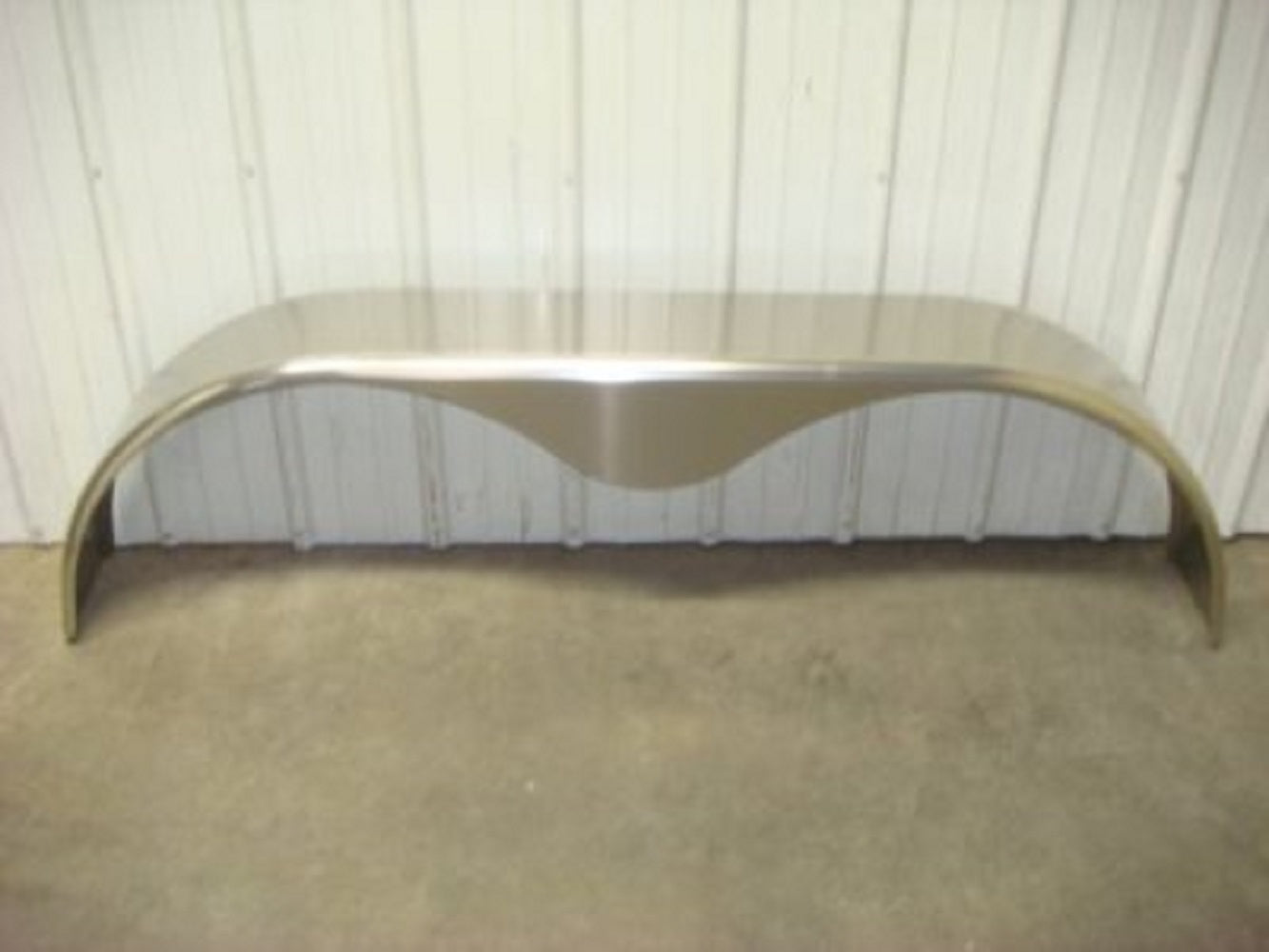 Single (1) Tandem Teardrop Smooth Aluminum Cargo Trailer Fender  66"L  18"H  9"W