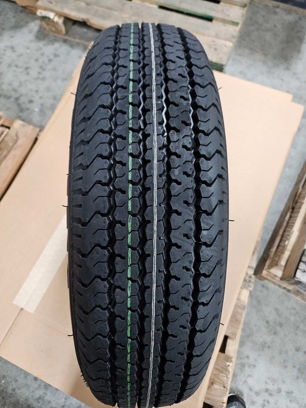 ST205/75R15 Radial Trailer Tire / Load Range D / Black Wall / 8 Ply